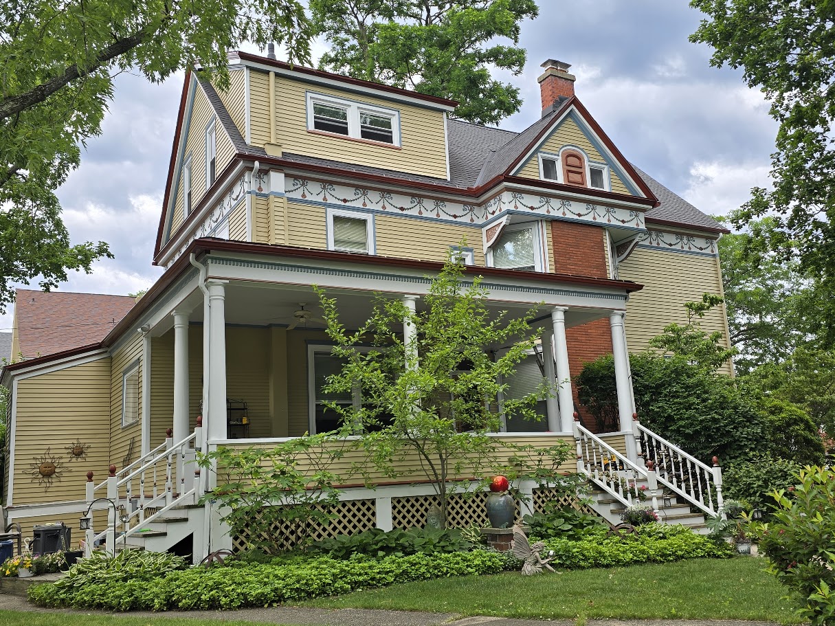 LeBlanc Painting — house exterior, porch view